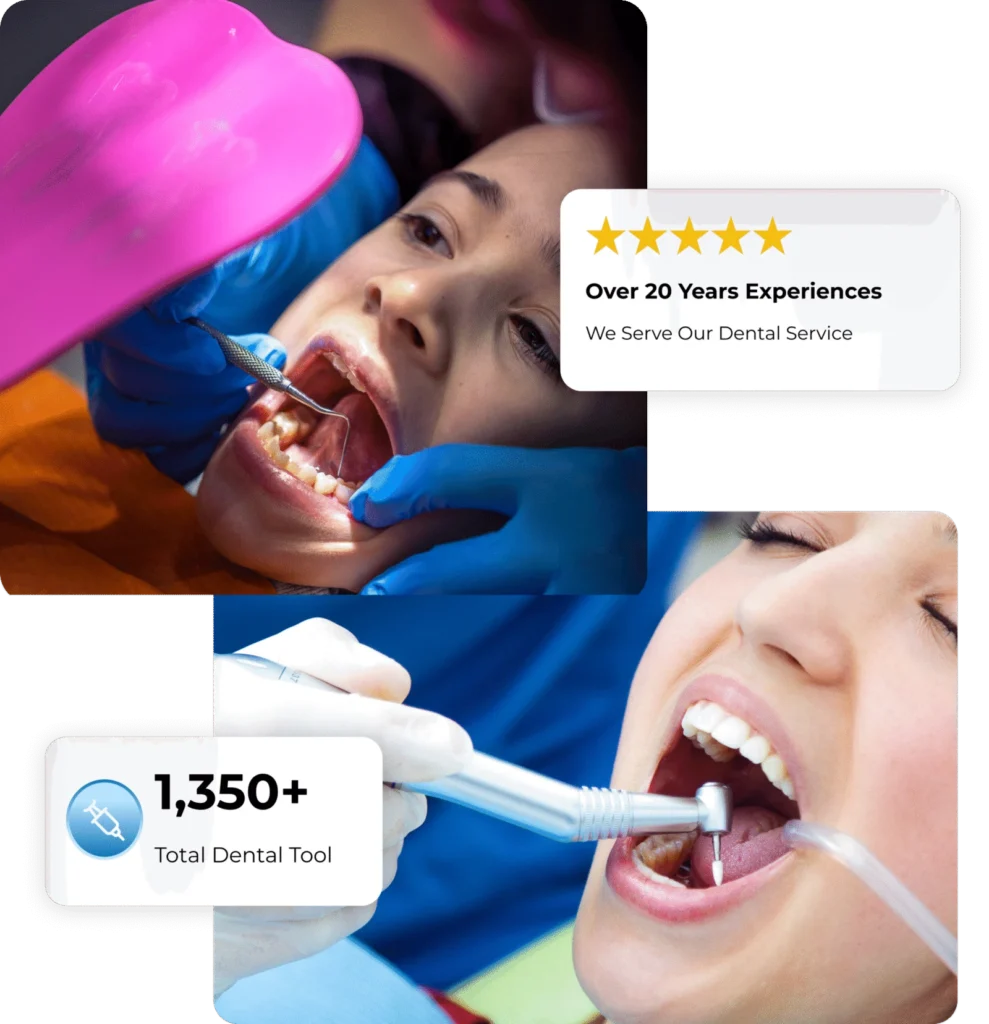 Patients having dental work done