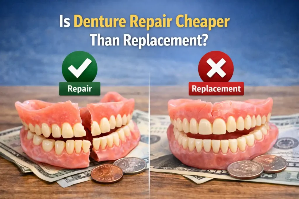 Is Denture Repair Cheaper Than Replacement?