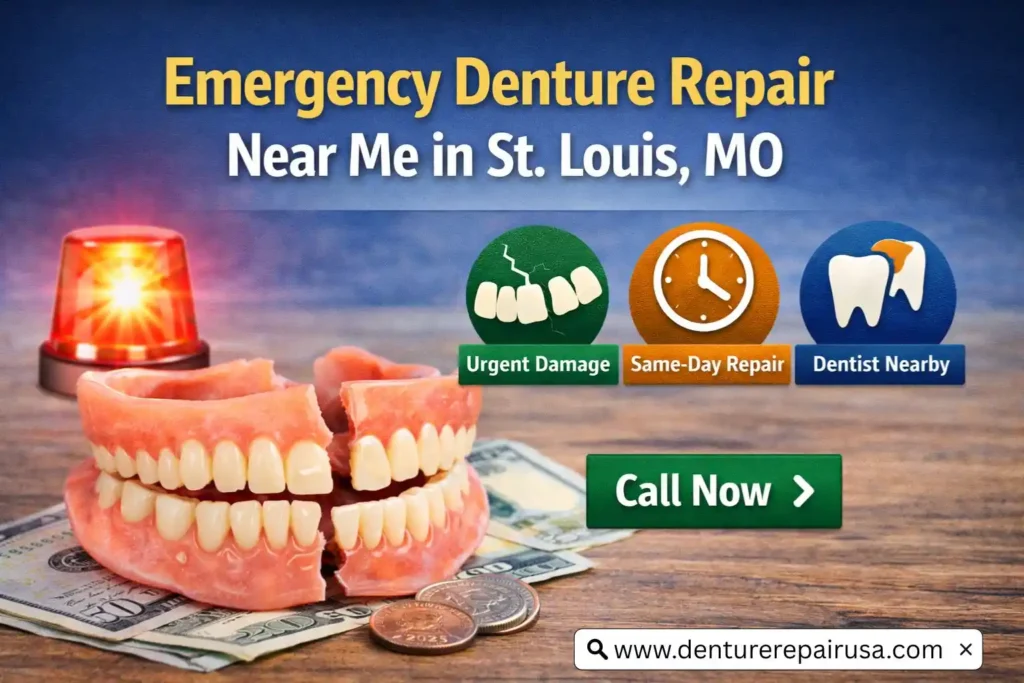 Emergency Denture Repair Near Me in St. Louis, MO