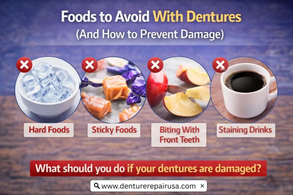 Foods to Avoid With Dentures
