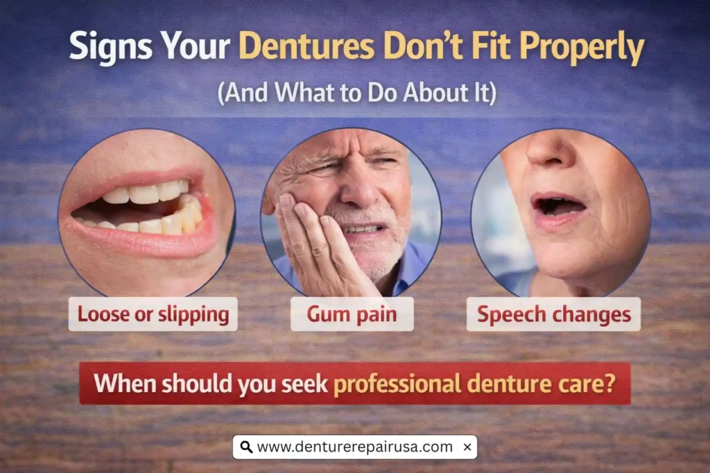 Signs Your Dentures No Longer Fit Properly