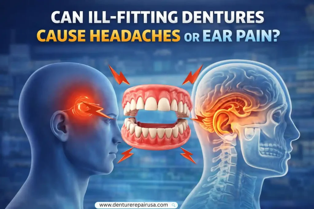 Can Ill-Fitting Dentures Cause Headaches or Ear Pain