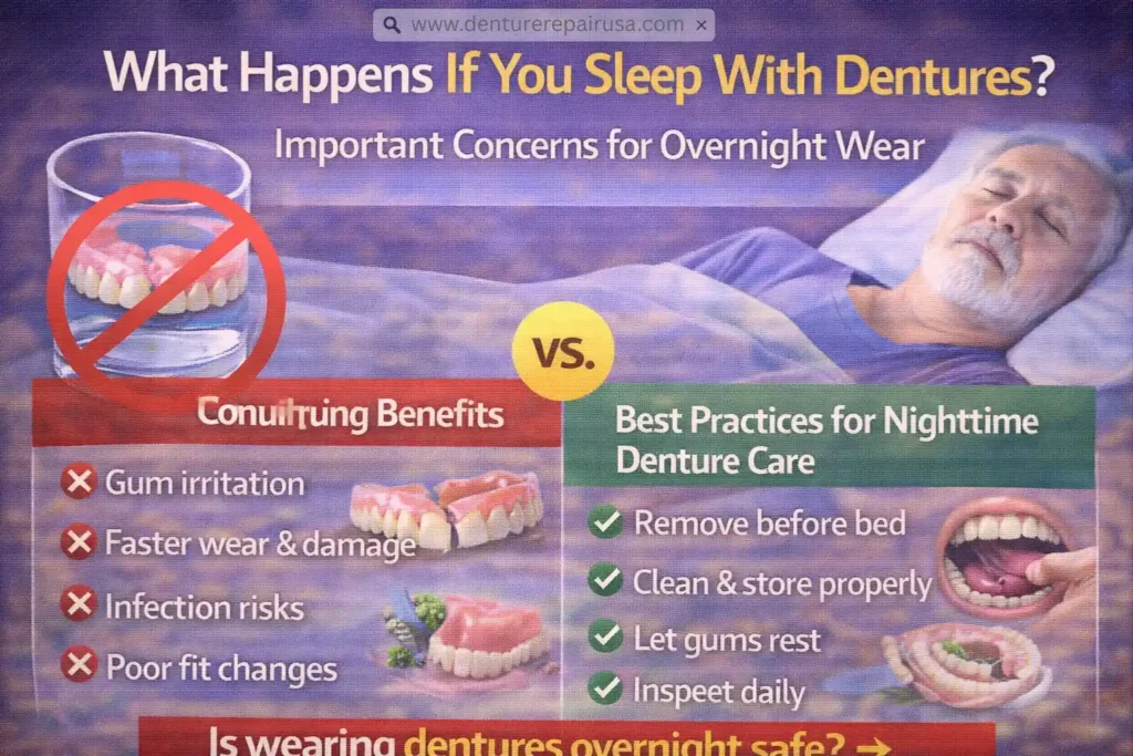 Can You Sleep With Dentures