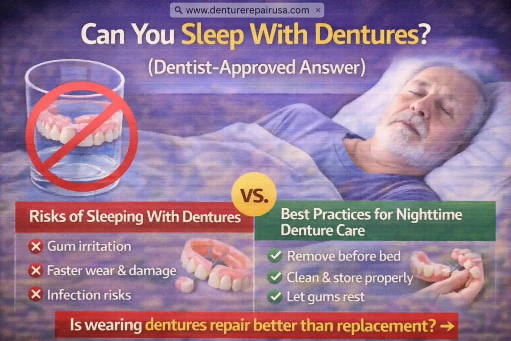 Can You Sleep With Dentures
