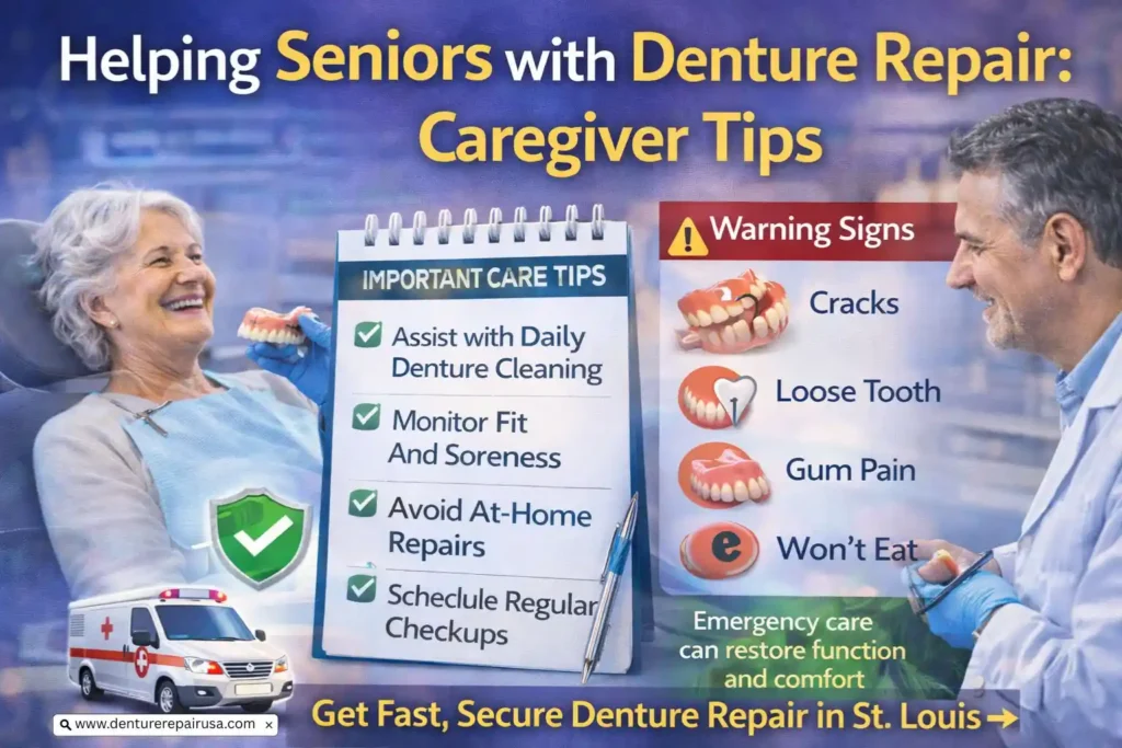 Denture Repair for Seniors