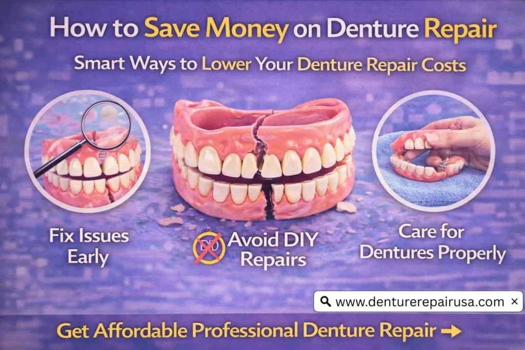How to Save Money on Denture Repair